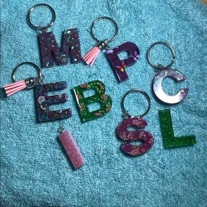 Resin keychains